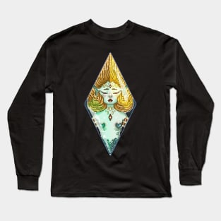 Pixel Mermaid Crystal Long Sleeve T-Shirt